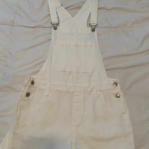 White PACSUN Overalls